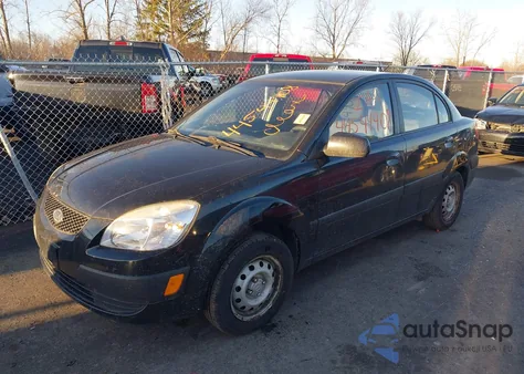 2007 Kia Rio from USA, damaged, VIN KNADE123X76186005